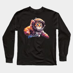 This cat is out of this world Long Sleeve T-Shirt